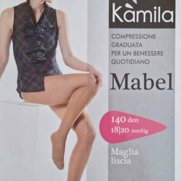 Kamila® compressiepanty - steunpanty - steunkousen - compressiekousen - Mabel maat 4 (kleur Visone) Microvezel, Antibacterieel – 18/20 mmhg 140 den